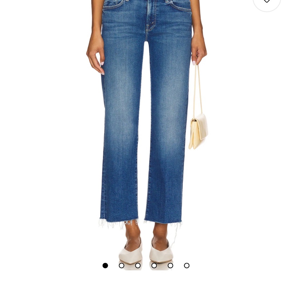 MOTHER Mid-Rise Rambler Ankle Fray Women's Jeans